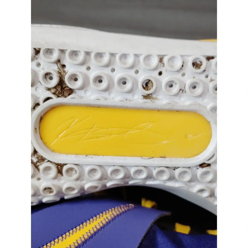 Nike KD13 PURPLE YELLOW Basketball Shoes Men 11.5 Kevin Durant Collector Sneaker